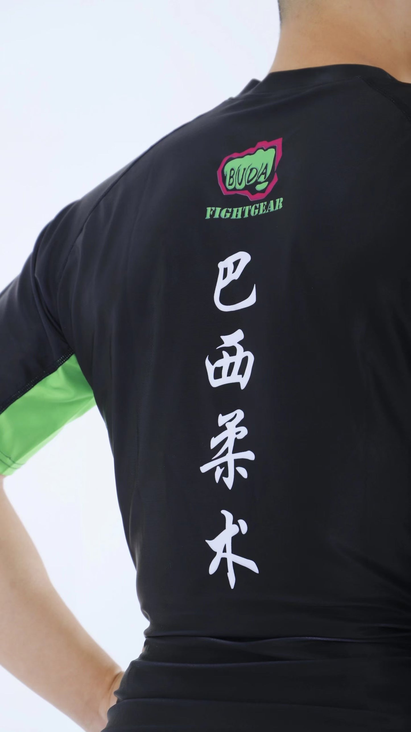 Black and green Short sleeve