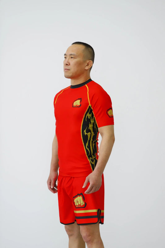 Adult short sleeve Red Dragon