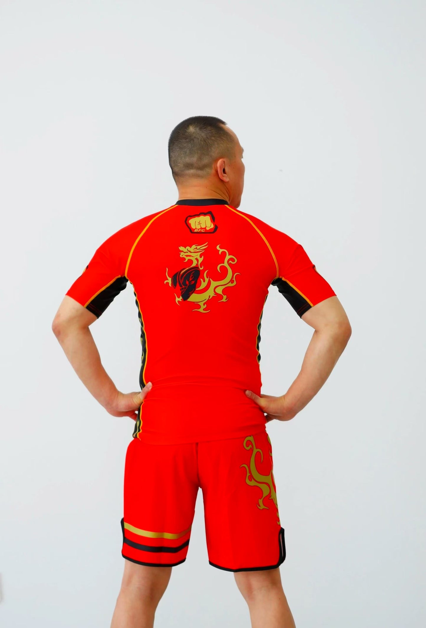 Adult short sleeve Red Dragon