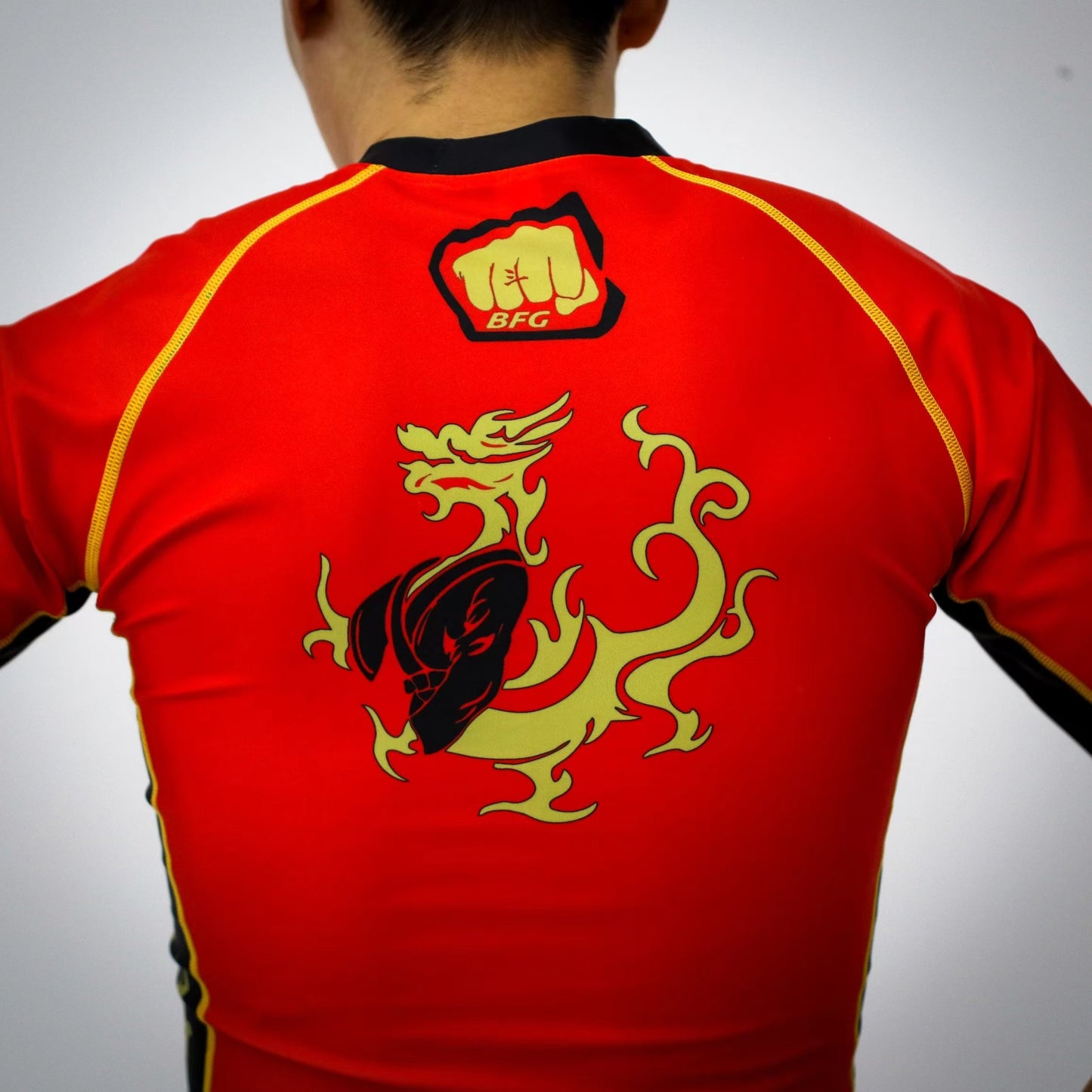 Adult short sleeve Red Dragon
